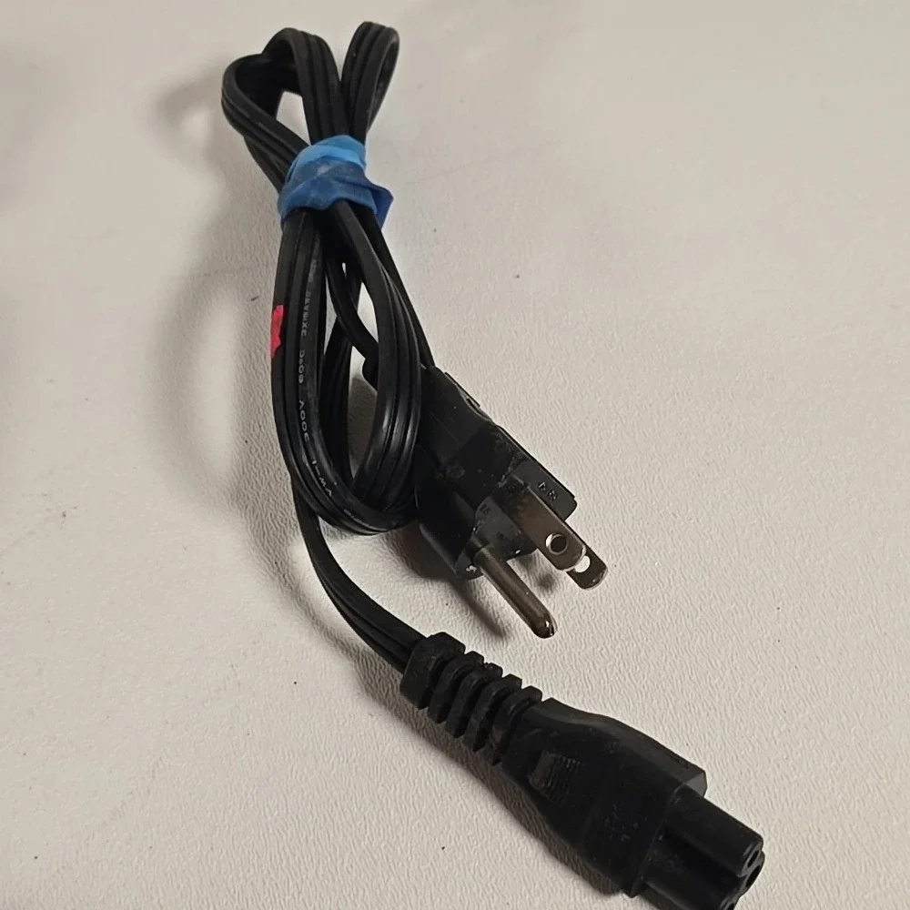 Lot of 7 - 3 Prong Power Cables Assorted‎ Length PC, Computer Printer Power Cord
